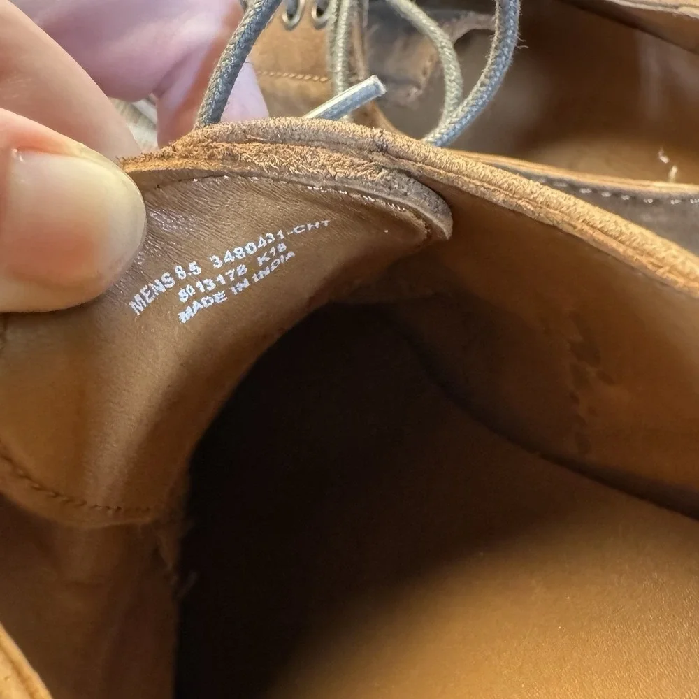 Frye Murray Oxford Dress Shoes Mens SZ 8.5 Nubuck Suede Leather Brown